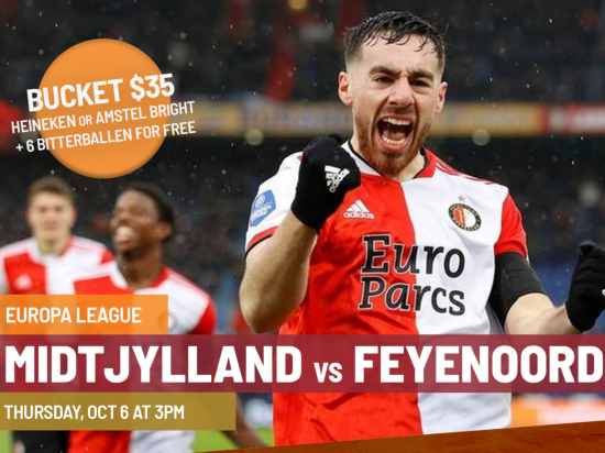 Europa League-Midtjylland vs Feyenoord