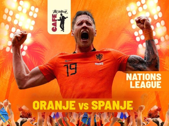 Catch the UEFA Nations League: Oranje vs. Spanje Live at Café the Plaza!