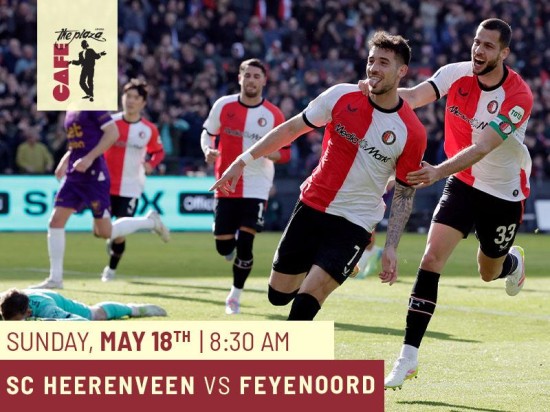 Catch the Excitement of Eredivisie: SC Heerenveen vs Feyenoord Live at Cafe the Plaza!