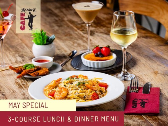 A Taste of May at Café the Plaza: 3-Course Menu for Just 49 Florins
