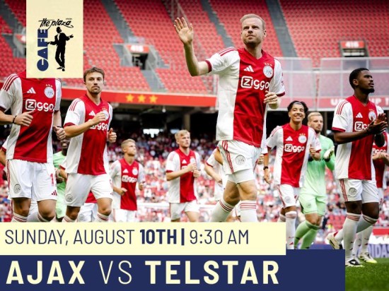 Catch Ajax vs. Telstar Live at Café the Plaza