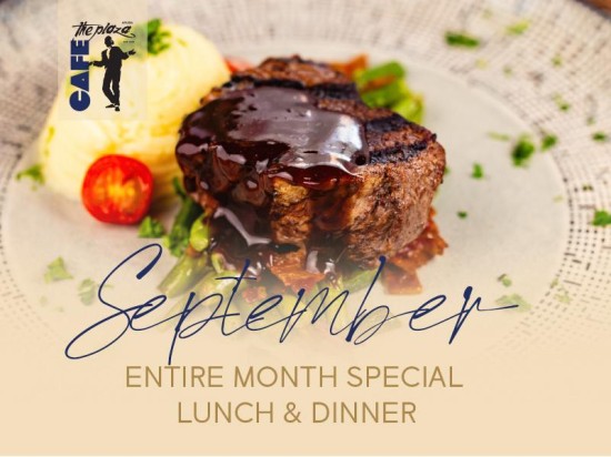 September Special Menu at Café the Plaza