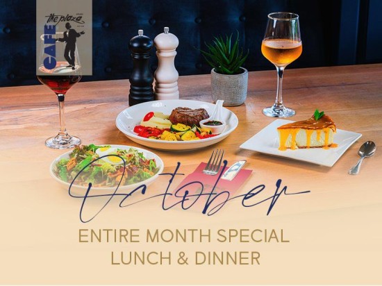 October Special at Café the Plaza – A 3-Course Experience for 49 Florins