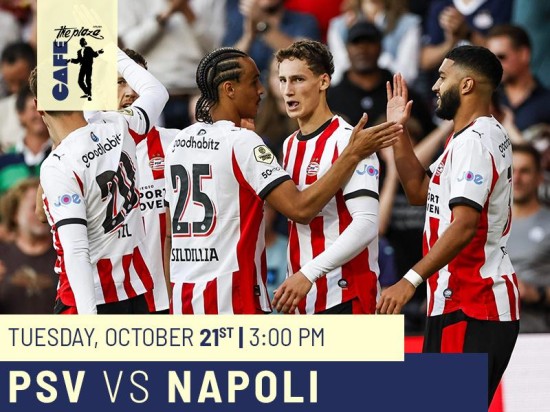 Catch the Champions League Action Live at Café the Plaza