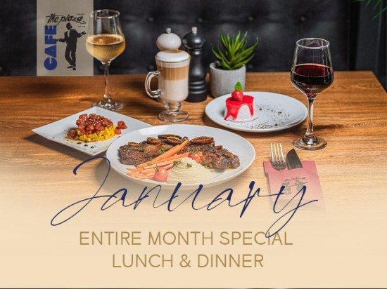 A January 3-Course Experience at Café the Plaza