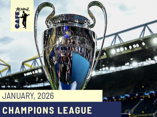 Champions League on the Big Screen at Café the Plaza