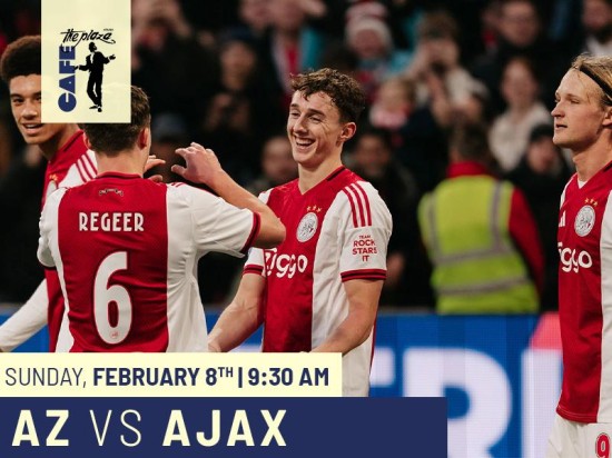 AZ vs Ajax — Eredivisie Live at Café the Plaza