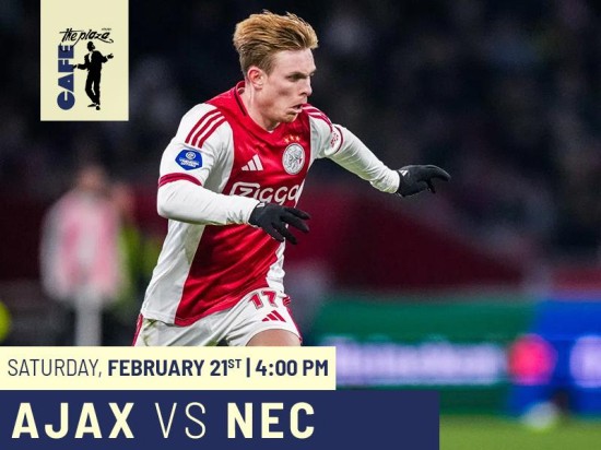 Ajax vs NEC — Eredivisie Live at Café the Plaza
