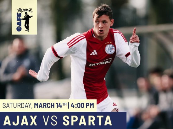 Ajax vs Sparta Live at Café the Plaza
