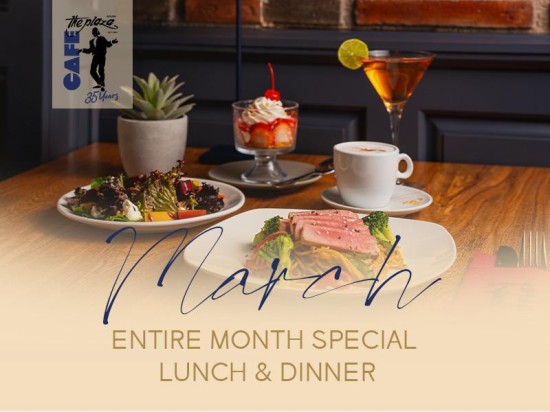 March Special at Café the Plaza: A 3-Course Menu for 49 Florins