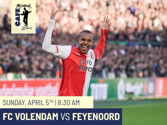 FC Volendam vs FC Twente Live at Café the Plaza